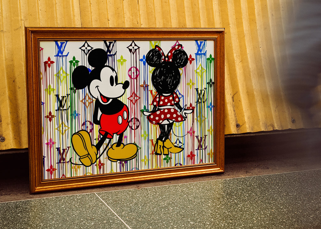 Pop Art Mickey egér művészet