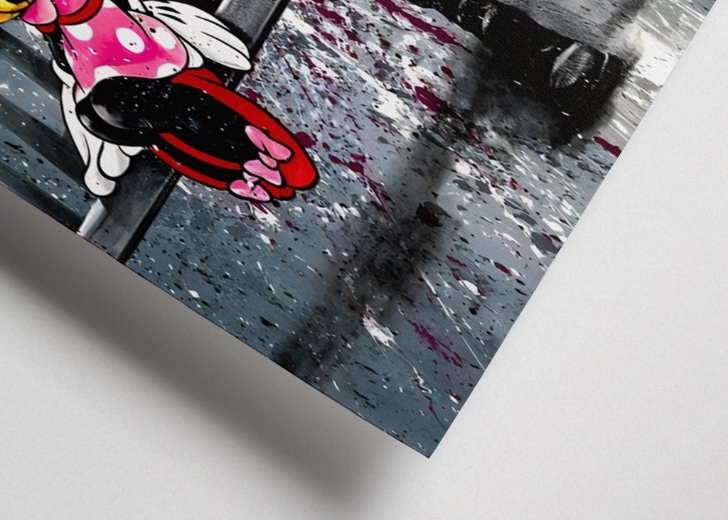 Pop Art Mickey Mouse Love Art 