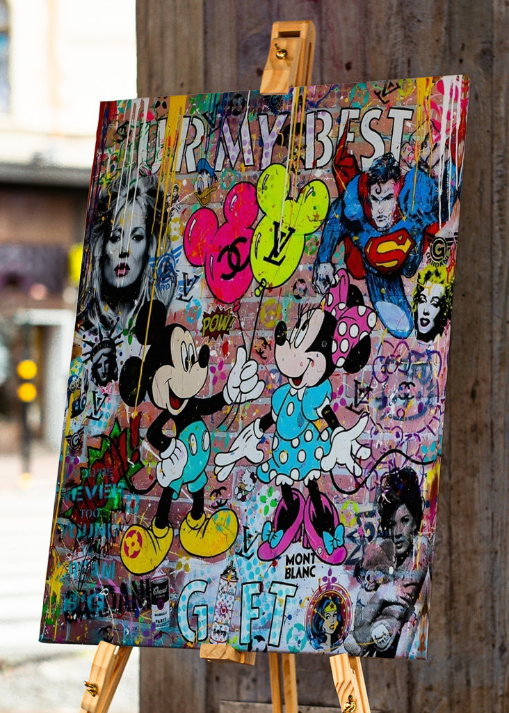 Canvas Pop Art Mikki Hiiri