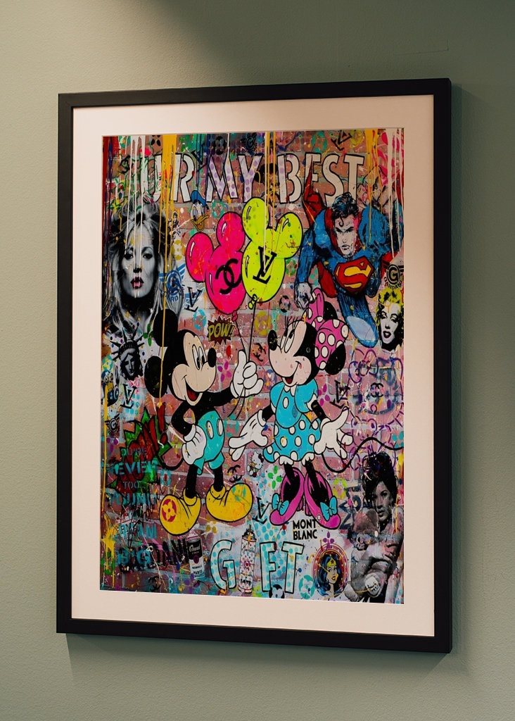 Canvas Pop Art Mikki Hiiri