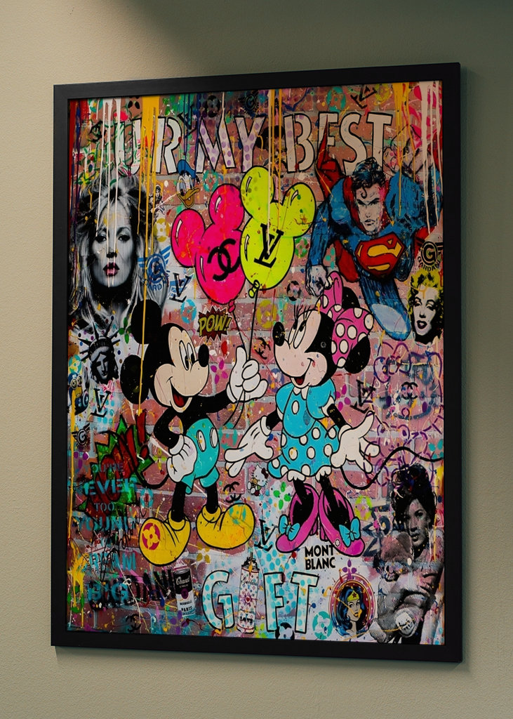 Canvas Pop Art Mikki Hiiri