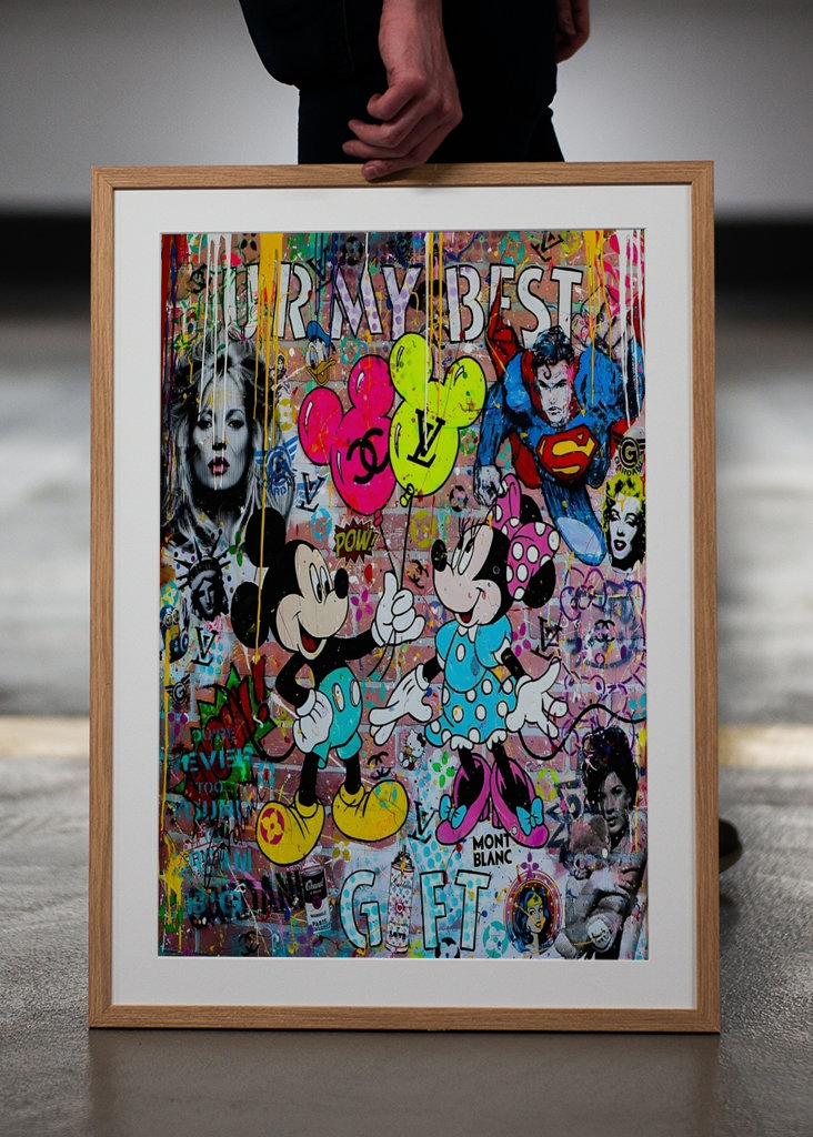 Canvas Pop Art Mikki Hiiri