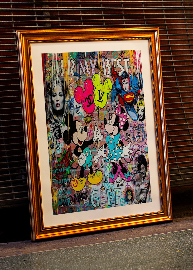 Canvas Pop Art Mikki Hiiri