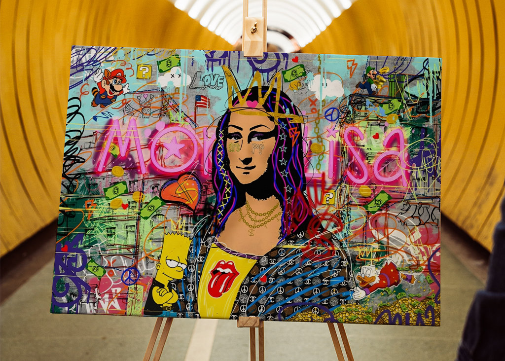 Plátno Pop Art Mona Lisa 