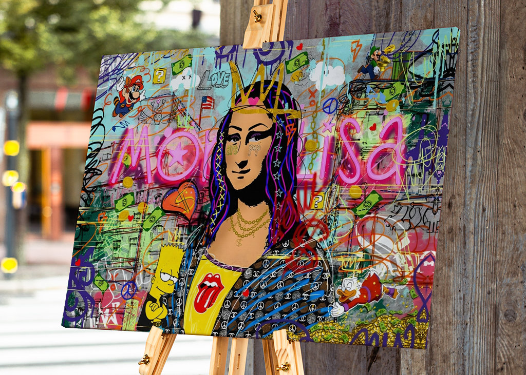 Plátno Pop Art Mona Lisa 