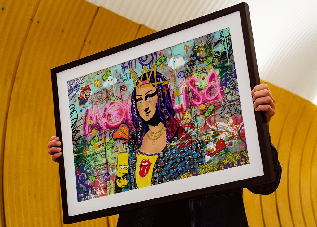 Plátno Pop Art Mona Lisa 