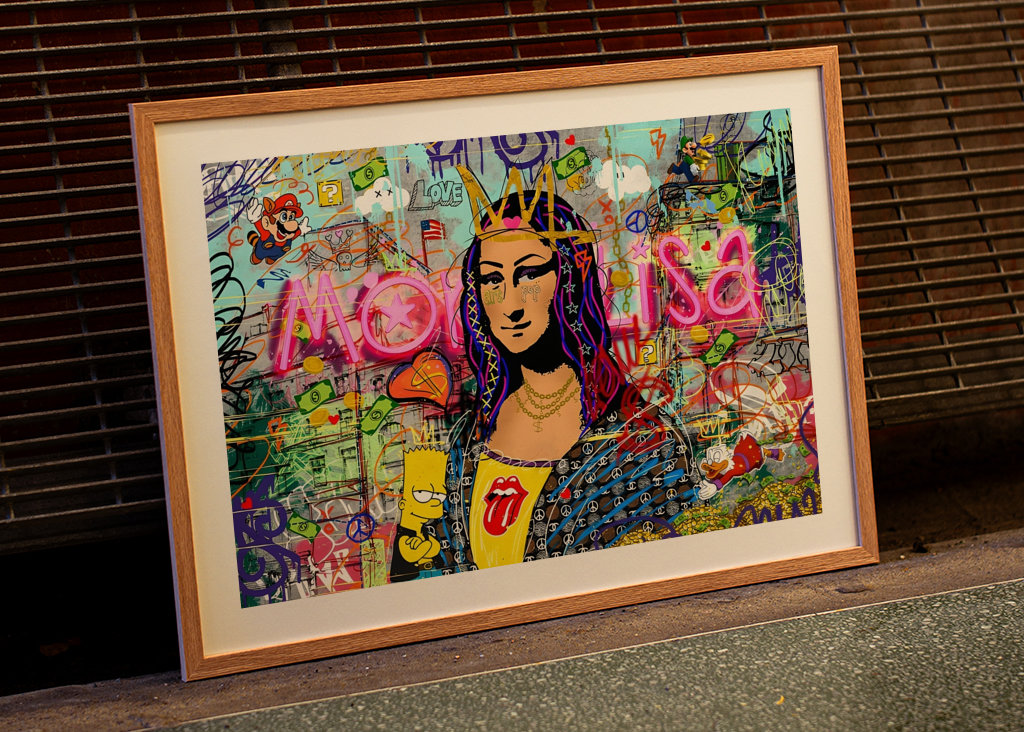 Plátno Pop Art Mona Lisa 