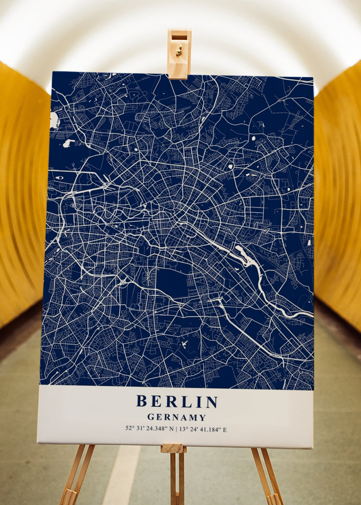 Berlin City Map Germany