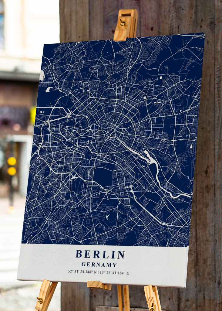 Berlin City Map Germany