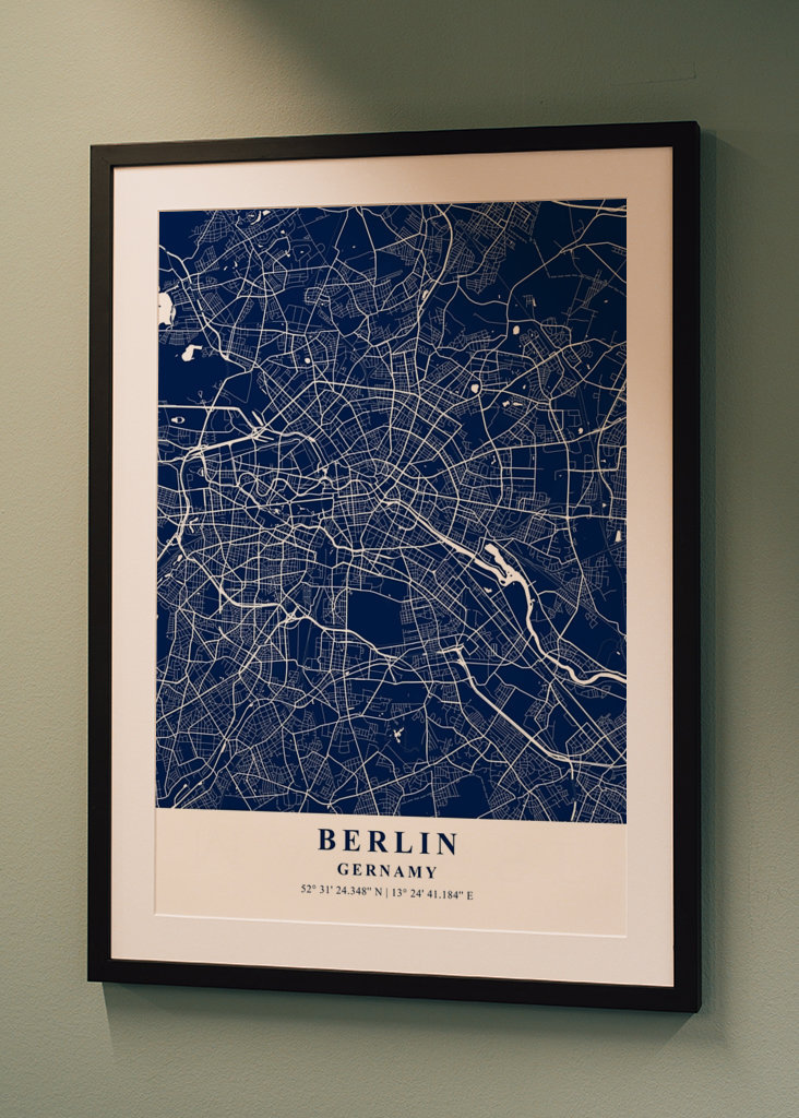 Berlin City Map Germany