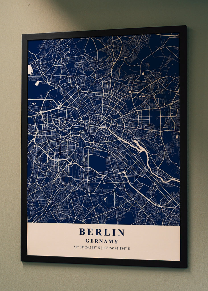 Berlin City Map Germany