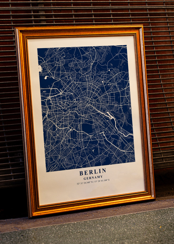 Berlin City Map Germany