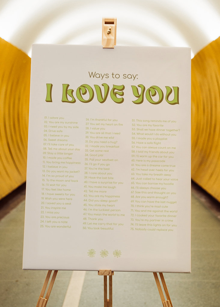Ways to say I love you - green