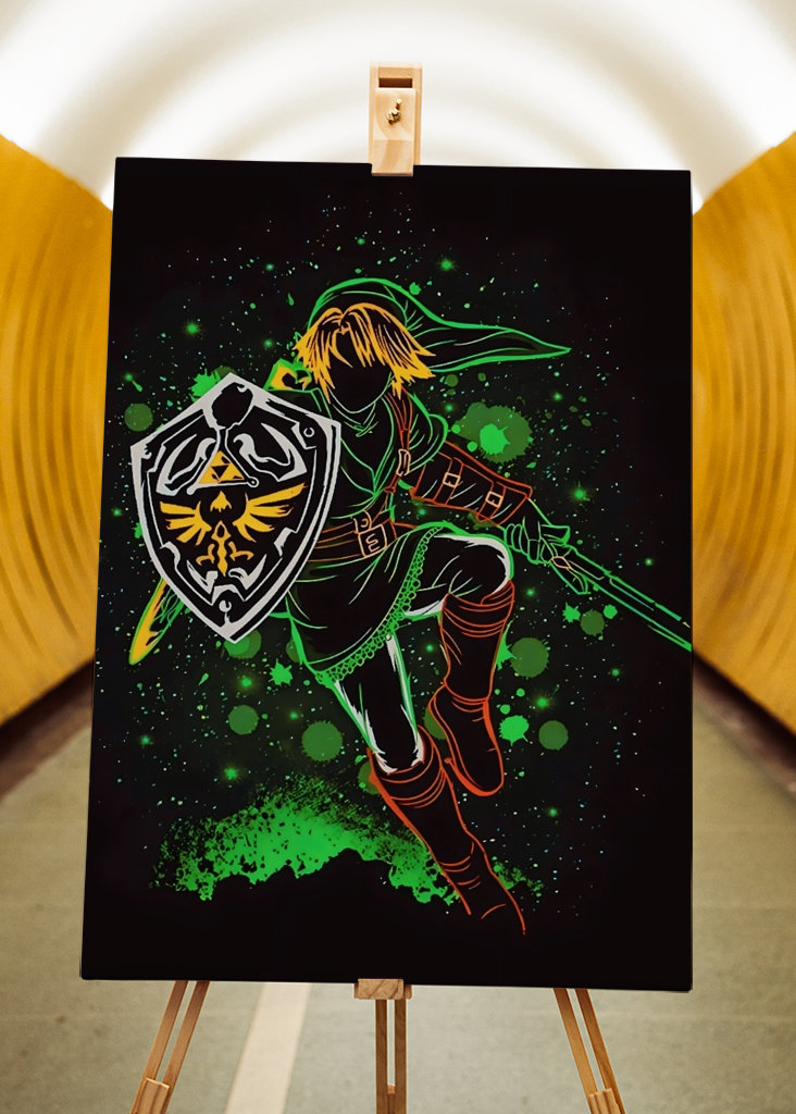Link of Zelda - Neon