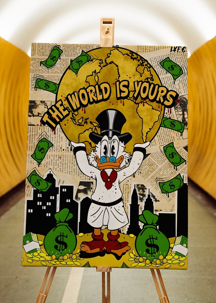 Donald kacsa Disney vászon művészet