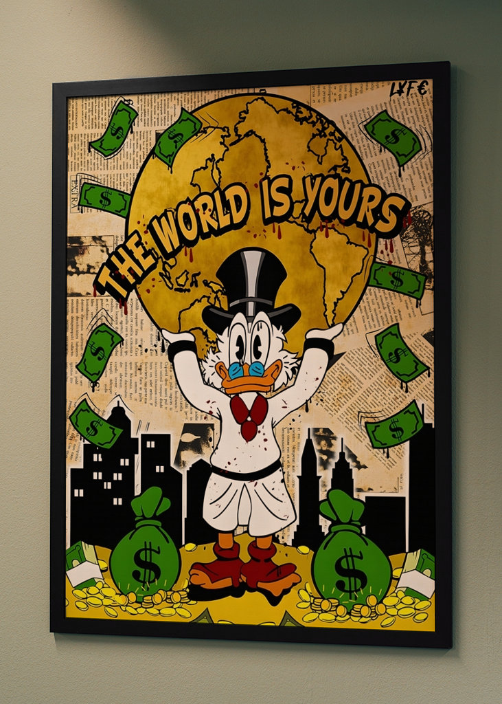 Donald kacsa Disney vászon művészet