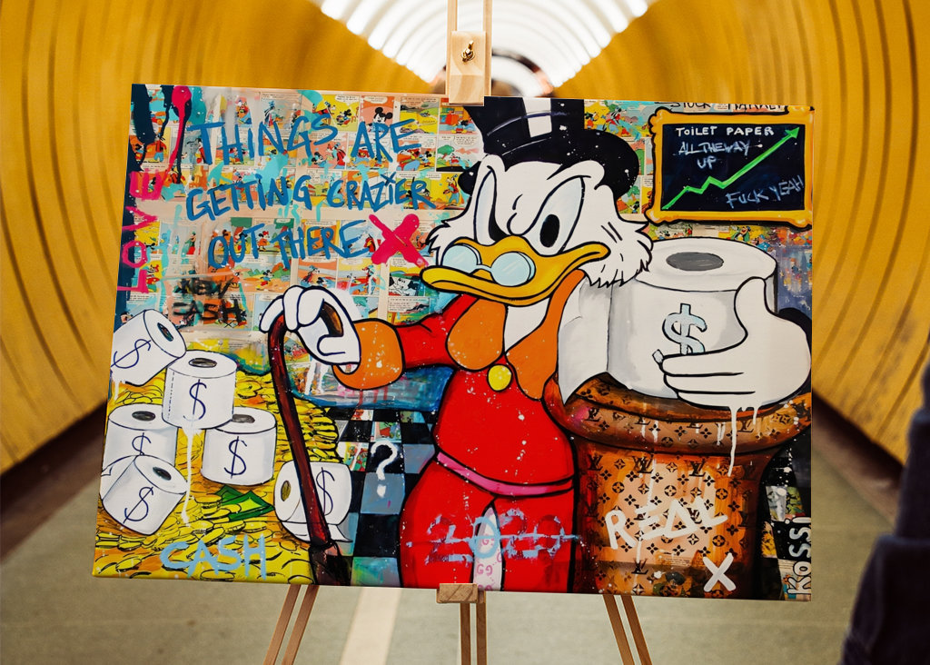 Donald Duck Disney Canvas Art 