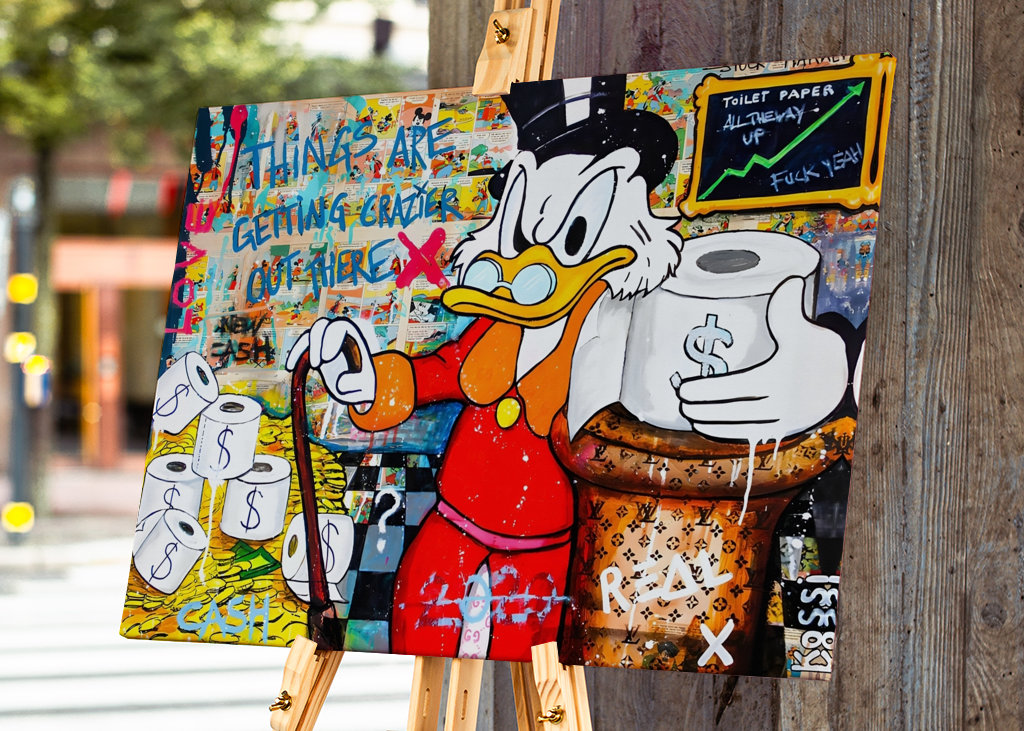 Donald Duck Disney Canvas Art 