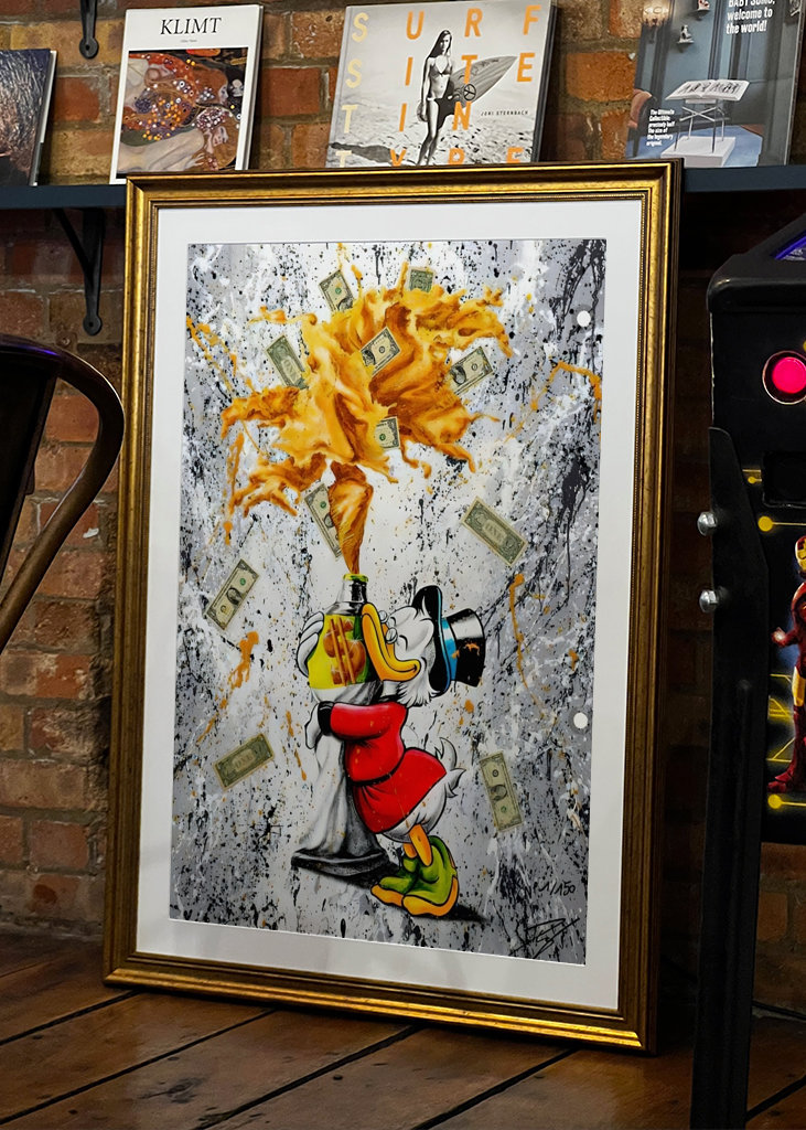 Pato Donald Disney Arte en lienzo 