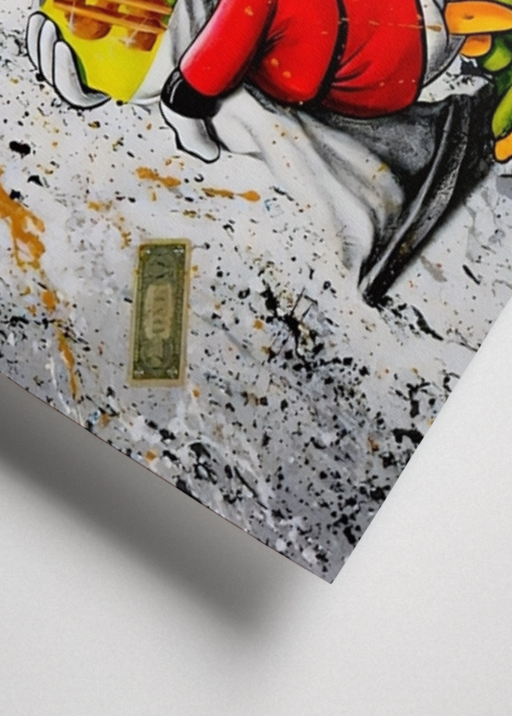 Pato Donald Disney Arte en lienzo 