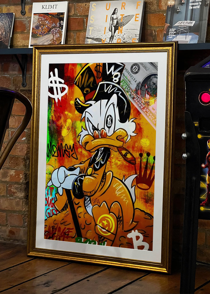 Pato Donald Disney Arte en lienzo