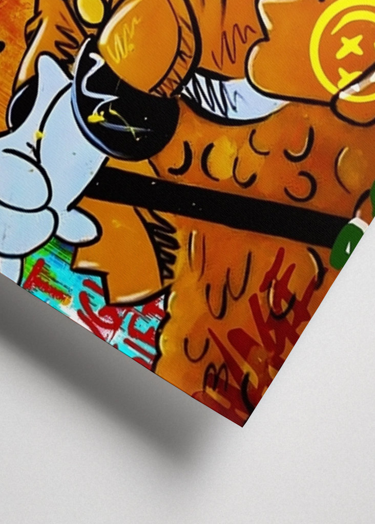 Pato Donald Disney Arte en lienzo