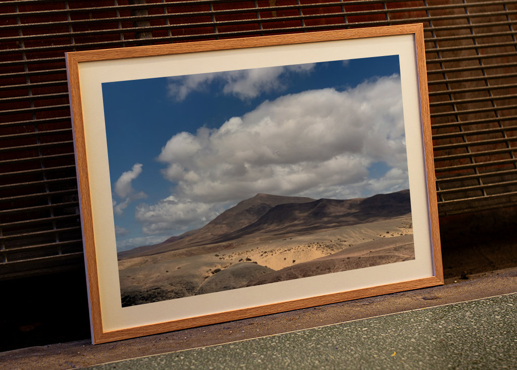 Lanzarote Berge Kanarisch