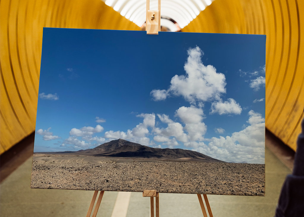 Lanzarote Berge Himmel Kanarienvogel