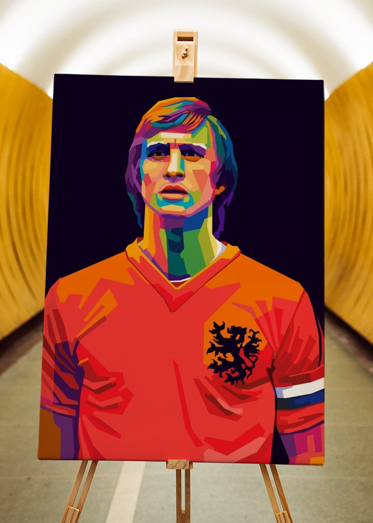Johan Cruyff Pop Art