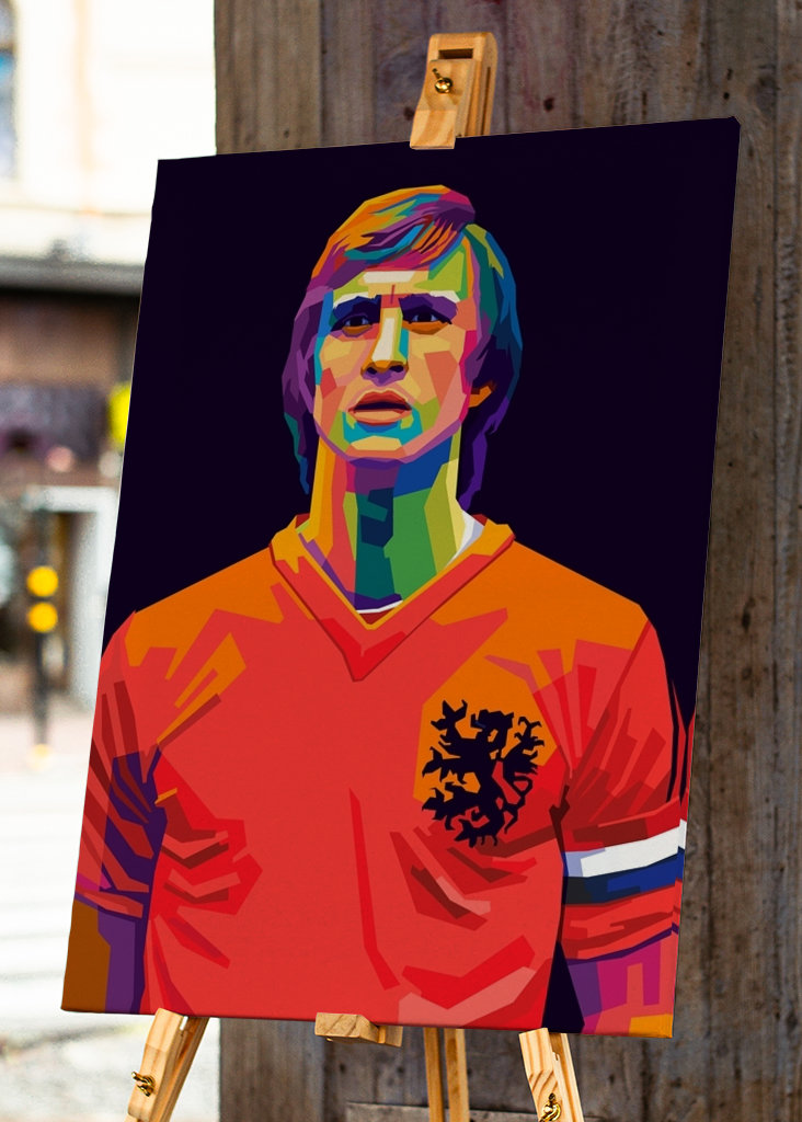Johan Cruyff Pop Art