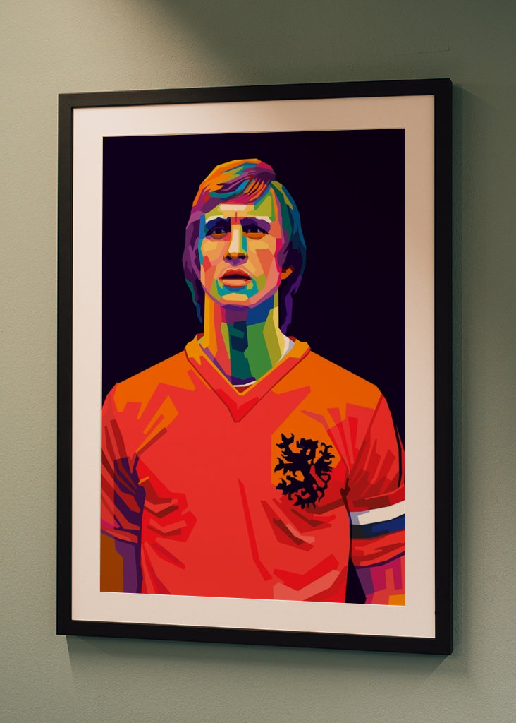 Johan Cruyff Pop Art