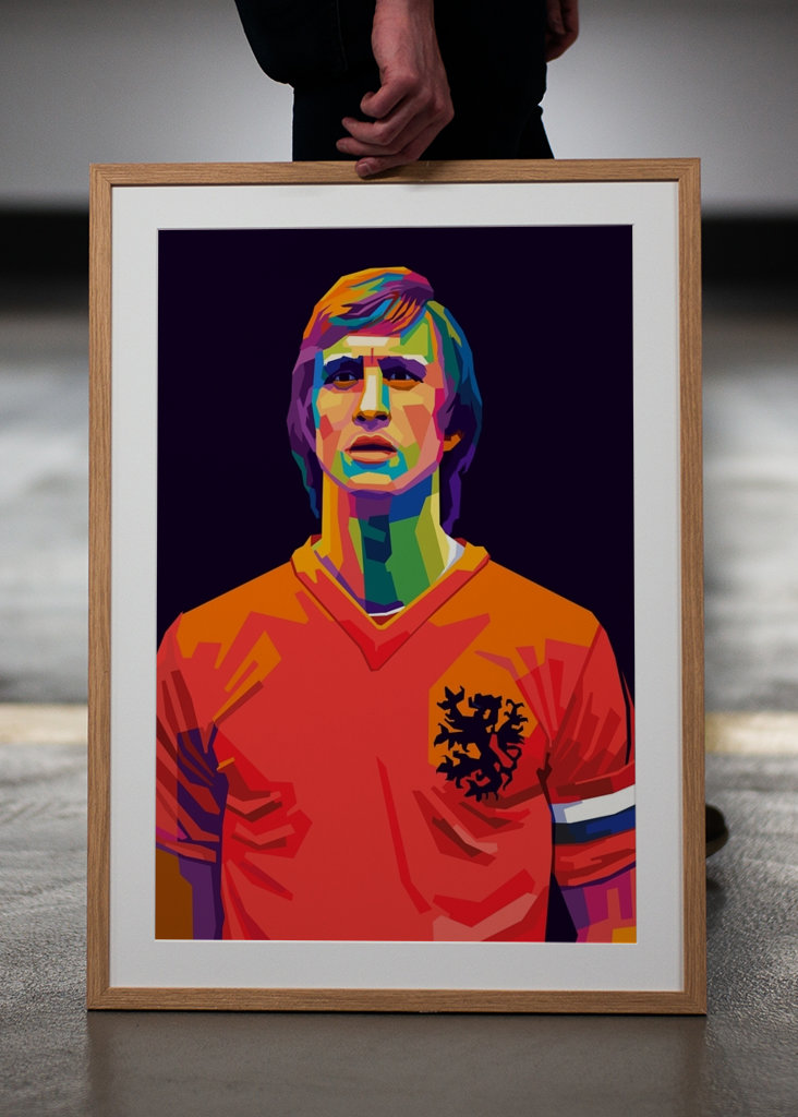 Johan Cruyff Pop Art