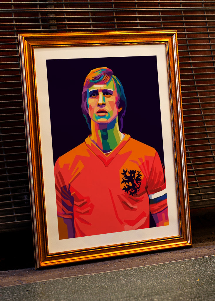 Johan Cruyff Pop Art