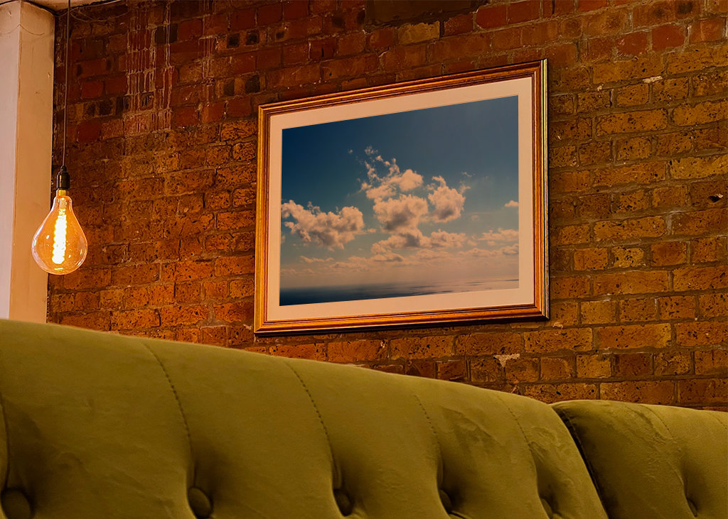 Obloha Slunečno Mraky Moře Léto