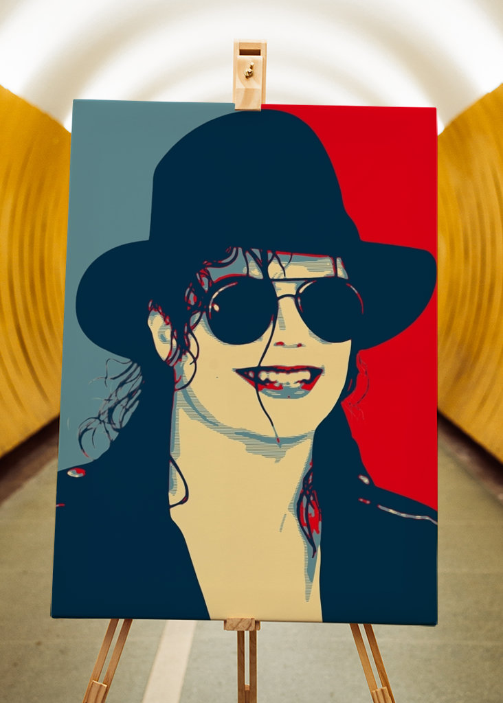 Michael Jackson karikatura