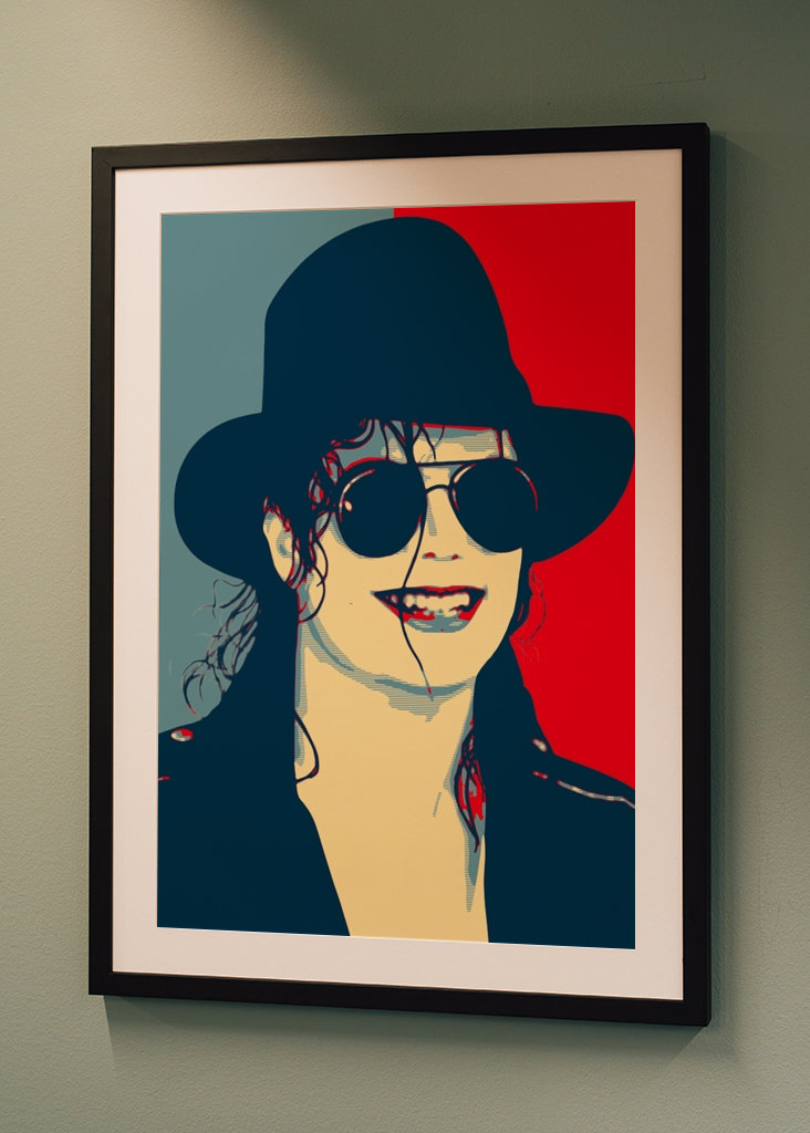 Michael Jackson karikatura