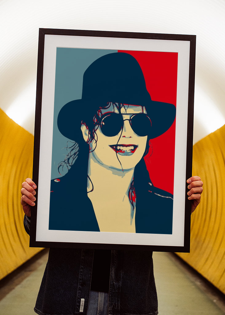 Michael Jackson karikatura