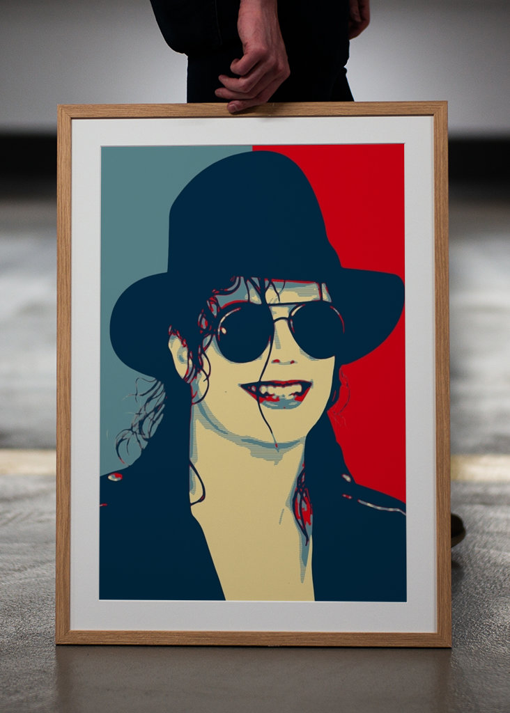 Michael Jackson karikatura