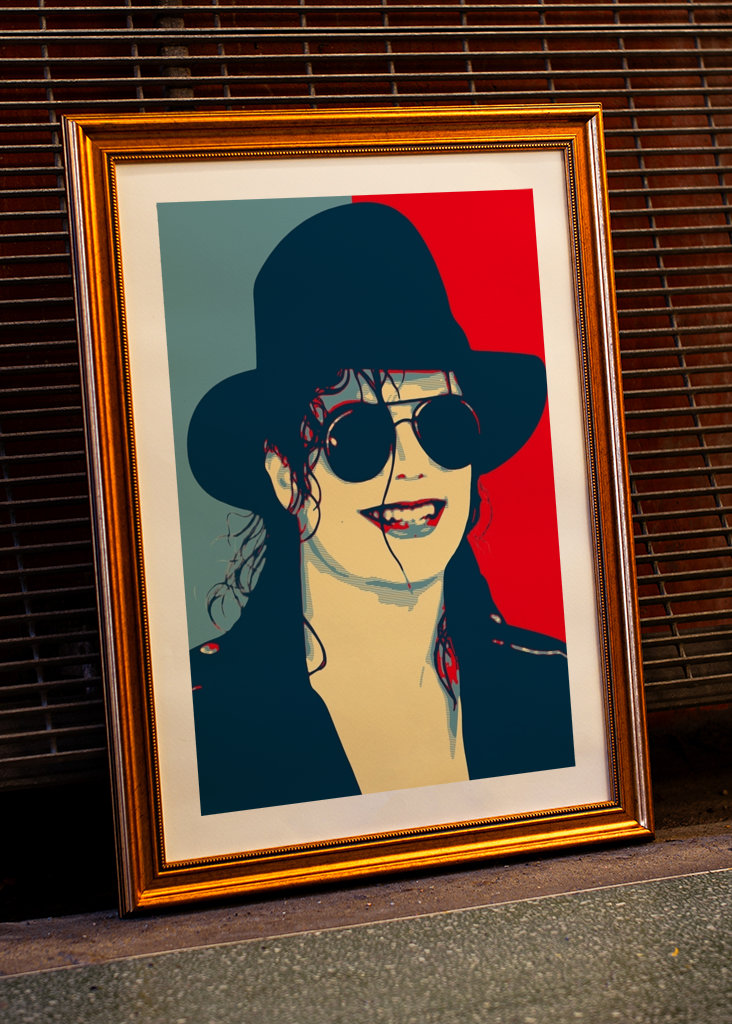 Michael Jackson karikatura