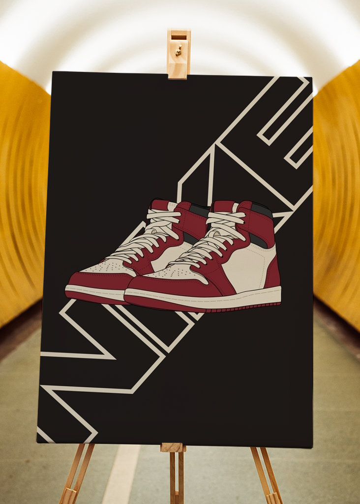 Nike Air Jordan Rosso 1