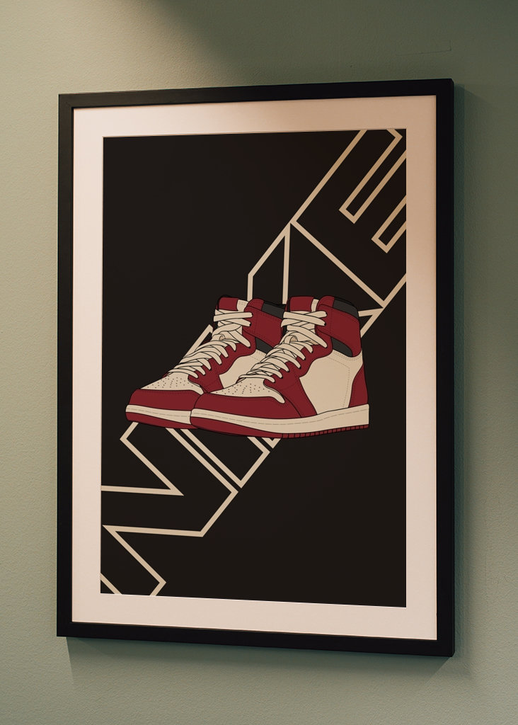 Nike Air Jordan Rosso 1