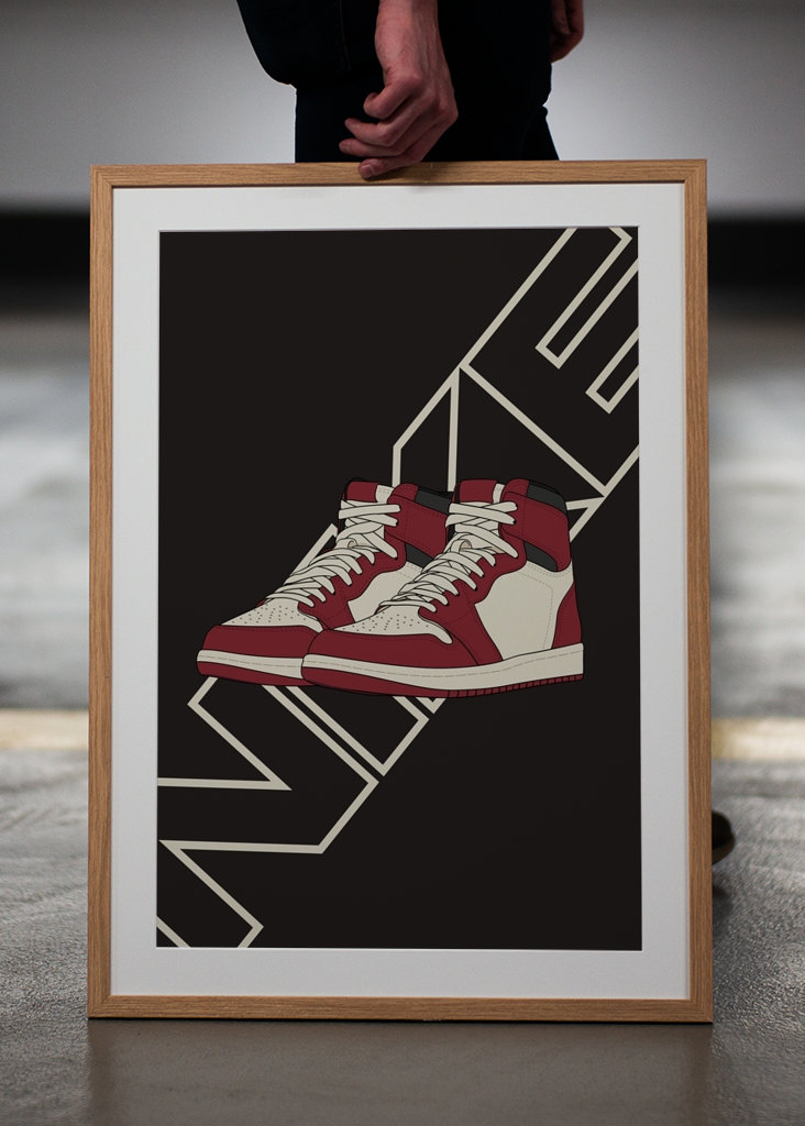 Nike Air Jordan Rosso 1