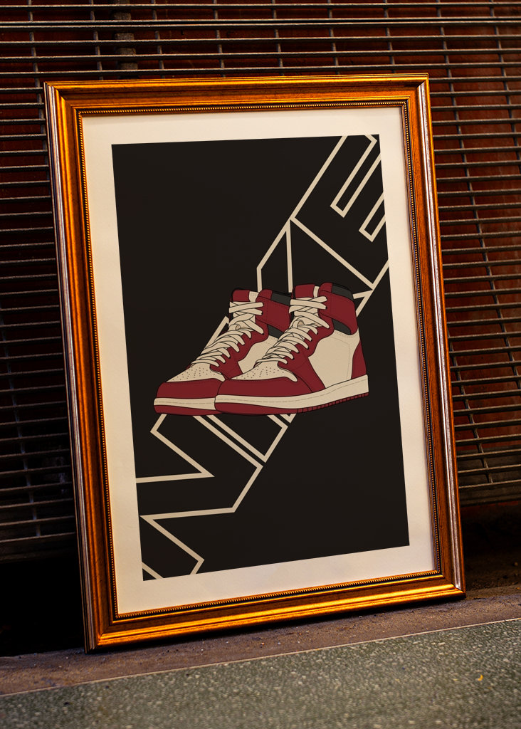 Nike Air Jordan Rosso 1