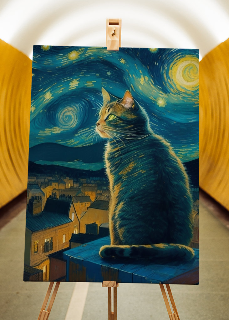 hvězdná noční kočka