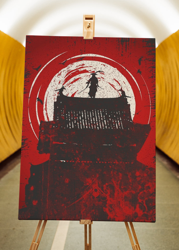 Samurai angreb fra rooftop