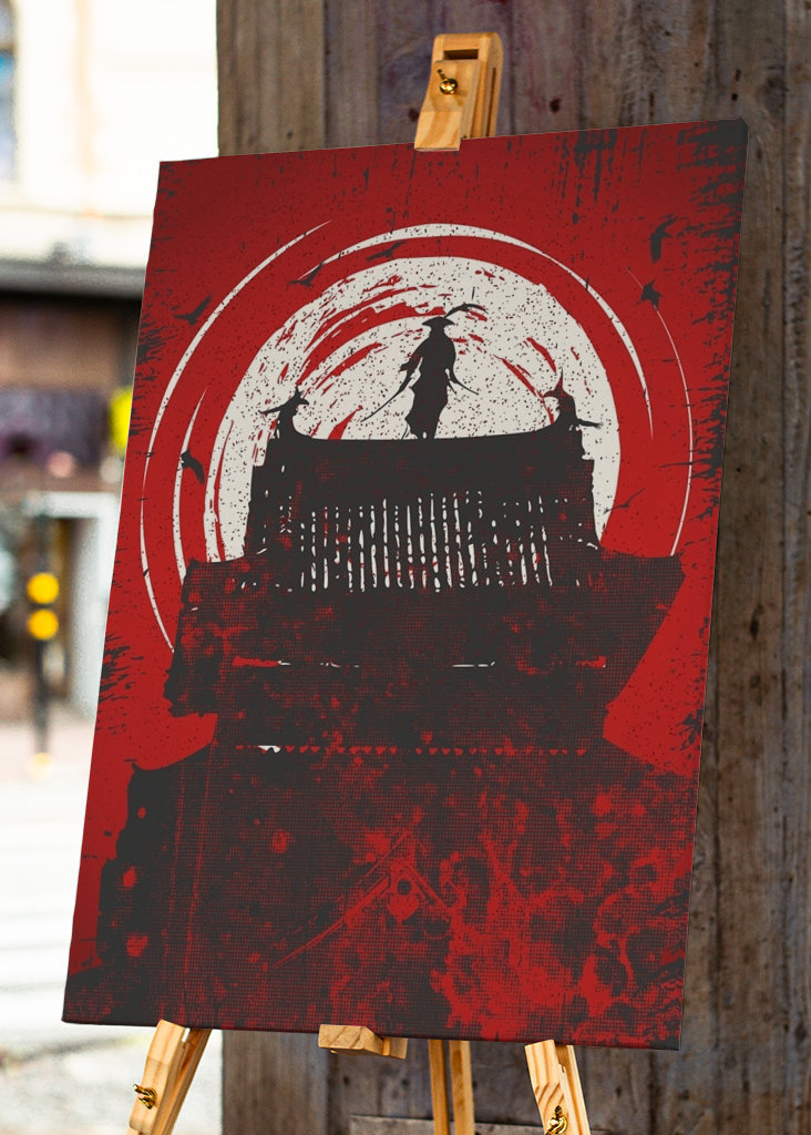 Samurai angreb fra rooftop