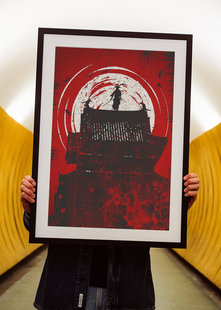 Samurai angreb fra rooftop