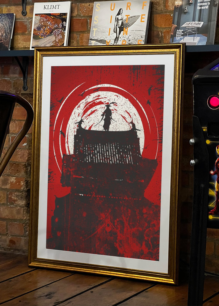 Samurai angreb fra rooftop