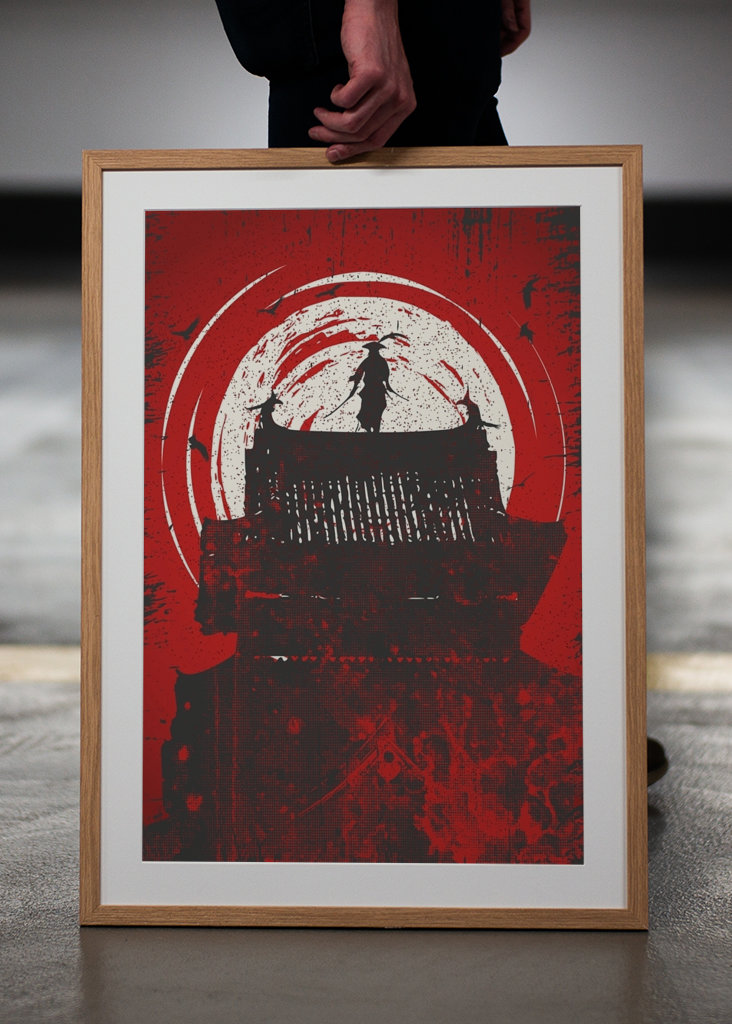 Samurai angreb fra rooftop