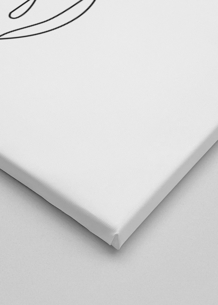 Deer Head one line art